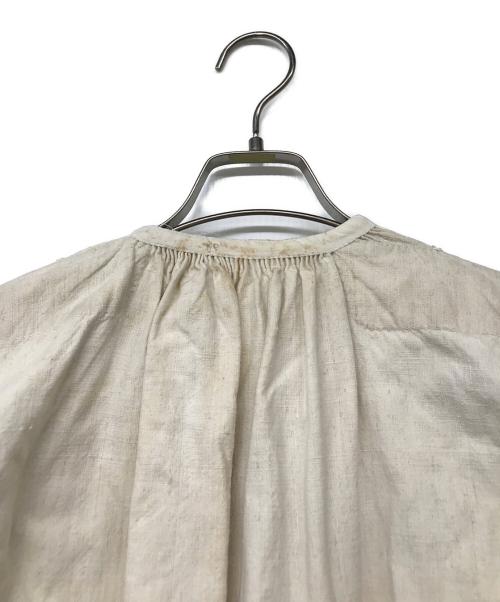 VINTAGE（ヴィンテージ）VINTAGE (ビンテージ) ヴィンテージスモックワンピース アイボリー サイズ:なしの古着・服飾アイテム