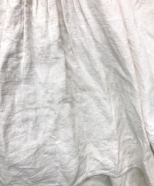 VINTAGE（ヴィンテージ）VINTAGE (ビンテージ) ヴィンテージスモックワンピース アイボリー サイズ:なしの古着・服飾アイテム