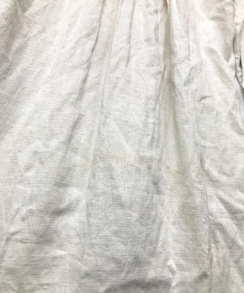 VINTAGE（ヴィンテージ）VINTAGE (ビンテージ) ヴィンテージスモックワンピース アイボリー サイズ:なしの古着・服飾アイテム