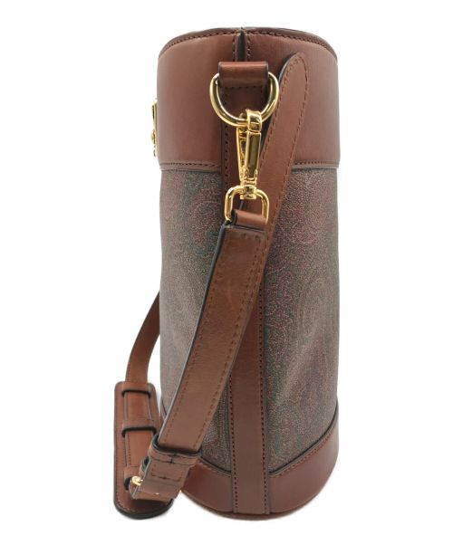 ETRO（エトロ）ETRO (エトロ) ペガソ バケットバッグ ブラウンの古着・服飾アイテム