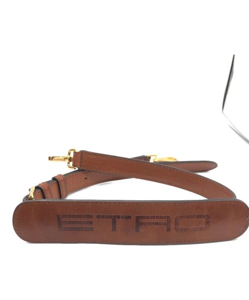 ETRO（エトロ）ETRO (エトロ) ペガソ バケットバッグ ブラウンの古着・服飾アイテム