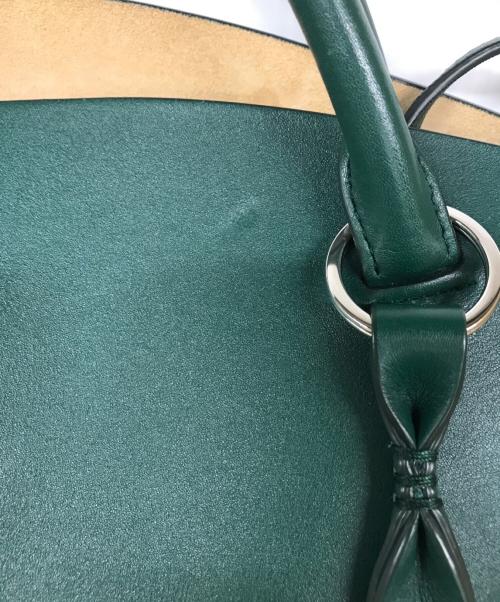 JIL SANDER（ジルサンダー）JIL SANDER (ジルサンダー) Sombrero レザーバッグ グリーンの古着・服飾アイテム