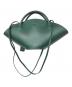 JIL SANDER (ジルサンダー) Sombrero レザーバッグ グリーン：34000円