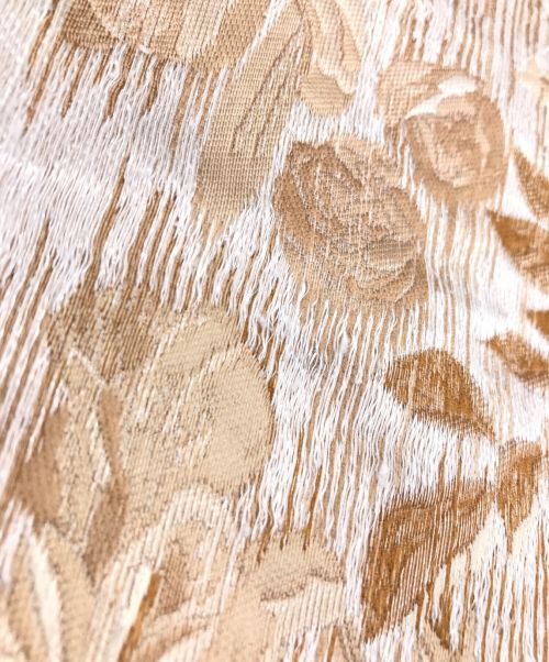 Mame Kurogouchi（マメクロゴウチ）Mame Kurogouchi (マメクロゴウチ) Hazy Floral Jacquard Mini Skirt ブラウン サイズ:2の古着・服飾アイテム