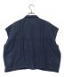45R (フォーティーファイブアール) 藍インドカディdeステッチ馬ブラウス ネイビー サイズ:2：14000円