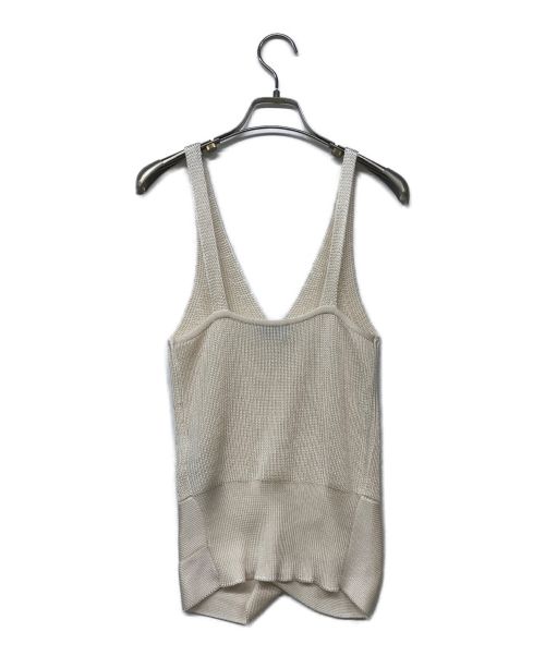TOM FORD（トムフォード）TOM FORD (トムフォード) シルクツイルタンクトップ アイボリー サイズ:Sの古着・服飾アイテム