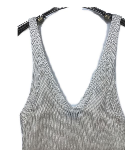 TOM FORD（トムフォード）TOM FORD (トムフォード) シルクツイルタンクトップ アイボリー サイズ:Sの古着・服飾アイテム