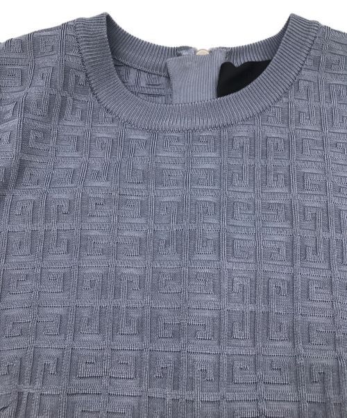 GIVENCHY（ジバンシィ）GIVENCHY (ジバンシィ) 4G ジャカード ドレス ネイビー サイズ:Sの古着・服飾アイテム