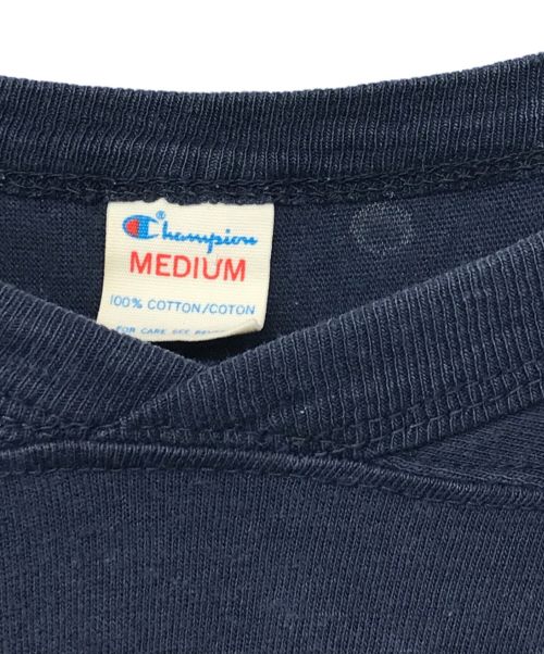 Champion（チャンピオン）Champion (チャンピオン) フットボールTシャツ ネイビー サイズ:Mの古着・服飾アイテム