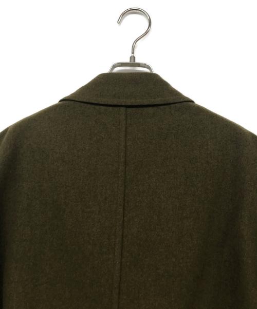 COMME des GARCONS HOMME PLUS（コムデギャルソンオムプリュス）COMME des GARCONS HOMME PLUS (コムデギャルソンオムプリュス) 94AW/縮絨期/カットオフPコート カーキ サイズ:Mの古着・服飾アイテム
