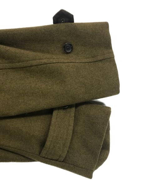 COMME des GARCONS HOMME PLUS（コムデギャルソンオムプリュス）COMME des GARCONS HOMME PLUS (コムデギャルソンオムプリュス) 94AW/縮絨期/カットオフPコート カーキ サイズ:Mの古着・服飾アイテム