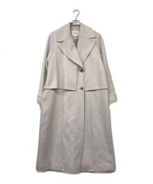 HER LIP TO（ハーリップトゥ）の古着「Capucines Long River Coat」｜ピンク