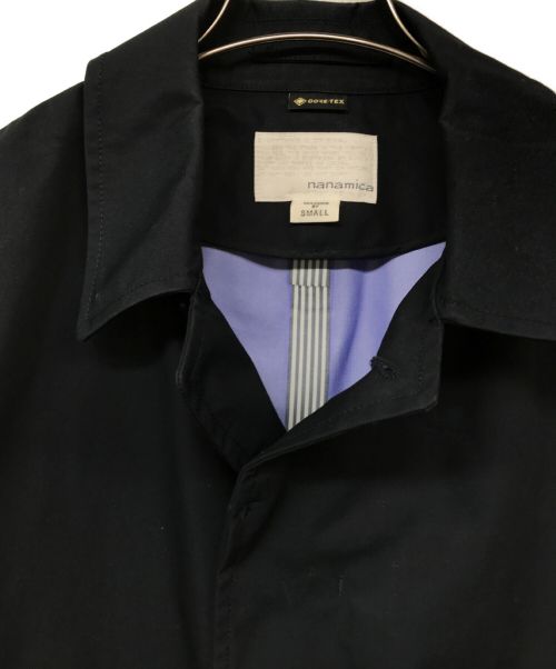nanamica（ナナミカ）nanamica (ナナミカ) GORE-TEX Soutien Collar Coat/ゴアテックスステンカラーコート ネイビー サイズ:Ｓの古着・服飾アイテム