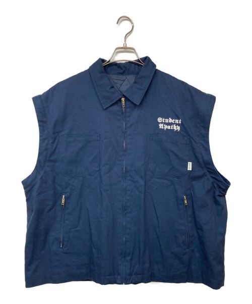 Student Apathy（スチューデント・アパシー）Student Apathy (スチューデント・アパシー) ワークジャケット ネイビー サイズ:Lの古着・服飾アイテム