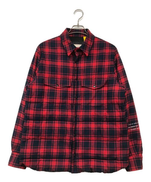 MONCLER（モンクレール）MONCLER (モンクレール) FRAGMENT DESIGN (フラグメントデザイン) MORAN GIUBBOTTO レッド サイズ:3の古着・服飾アイテム