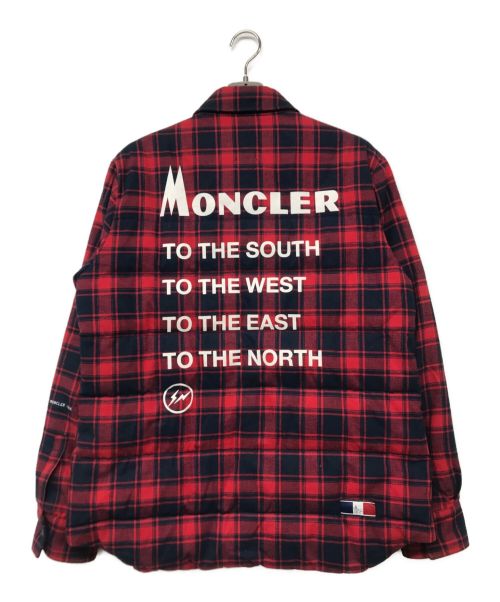 MONCLER（モンクレール）MONCLER (モンクレール) FRAGMENT DESIGN (フラグメントデザイン) MORAN GIUBBOTTO レッド サイズ:3の古着・服飾アイテム