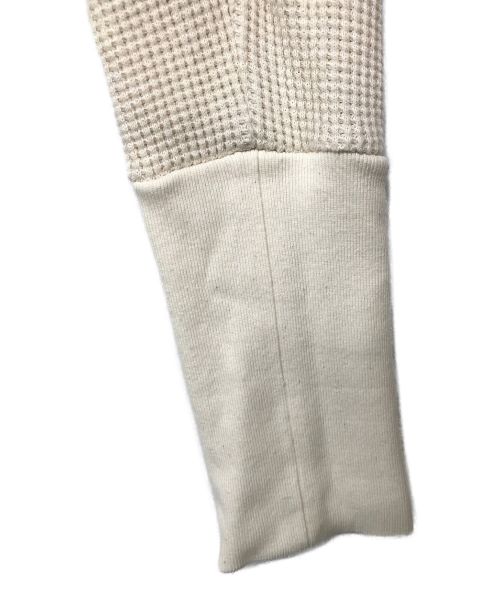 Uhr（ウーア）Uhr (ウーア) Puff Shoulder Waffle Dress アイボリー サイズ:36の古着・服飾アイテム