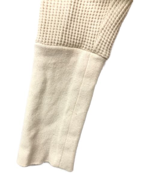 Uhr（ウーア）Uhr (ウーア) Puff Shoulder Waffle Dress アイボリー サイズ:36の古着・服飾アイテム