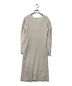 Uhr（ウーア）の古着「Puff Shoulder Waffle Dress」｜アイボリー