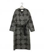 marimekkoマリメッコ）の古着「Elfa Kivet ウールコート」｜グレー