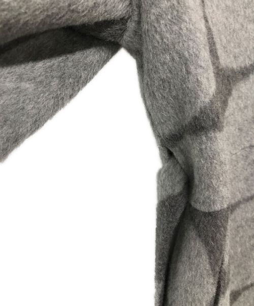 marimekko（マリメッコ）marimekko (マリメッコ) Elfa Kivet ウールコート グレー サイズ:Sの古着・服飾アイテム