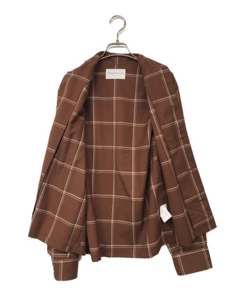 TOMORROW LAND（トゥモローランド）TOMORROW LAND (トゥモローランド) テックウール シャツブルゾン ブラウン サイズ:XSの古着・服飾アイテム