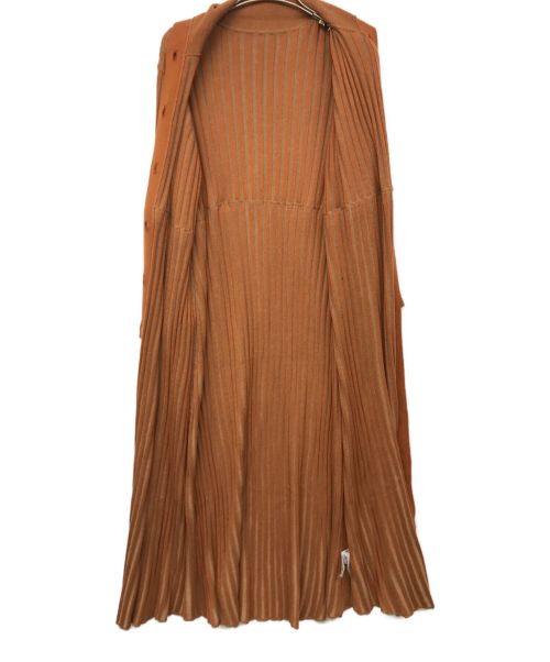 sahara（サハラ）sahara (サハラ) Rib Knit Dress/リブニットドレス ブラウン サイズ:記載なしの古着・服飾アイテム