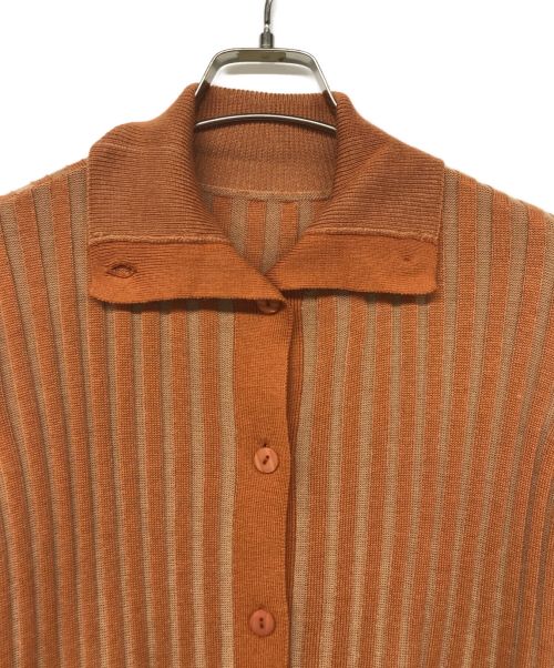 sahara（サハラ）sahara (サハラ) Rib Knit Dress/リブニットドレス ブラウン サイズ:記載なしの古着・服飾アイテム