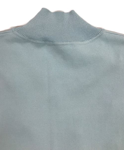 M'S GRACY（エムズグレイシー）M'S GRACY (エムズグレイシー) フェイクパール ハイネック ニット スカイブルー サイズ:38の古着・服飾アイテム