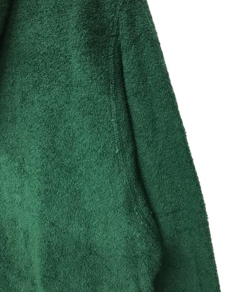 YANUK（ヤヌーク）YANUK (ヤヌーク) パイル地パーカー グリーン サイズ:M 未使用品の古着・服飾アイテム