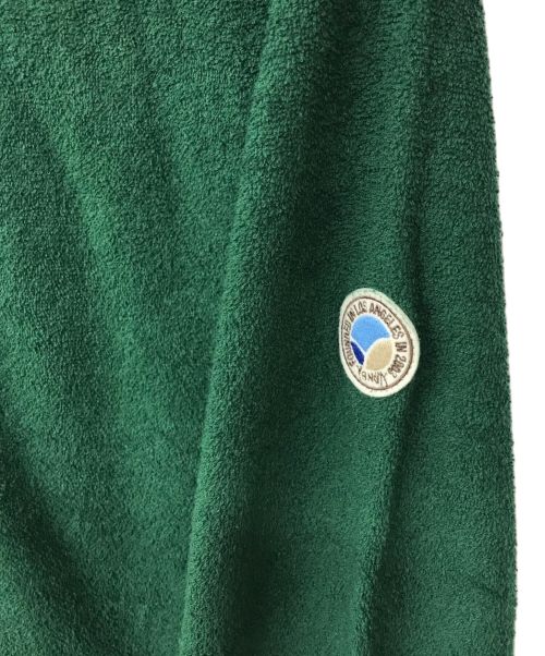 YANUK（ヤヌーク）YANUK (ヤヌーク) パイル地パーカー グリーン サイズ:M 未使用品の古着・服飾アイテム