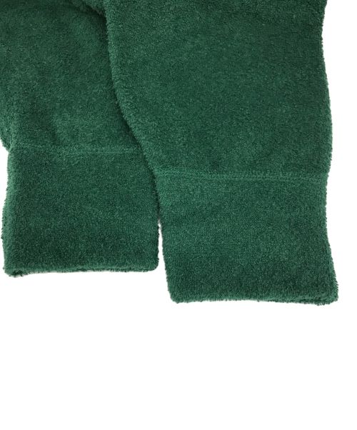 YANUK（ヤヌーク）YANUK (ヤヌーク) パイル地パーカー グリーン サイズ:M 未使用品の古着・服飾アイテム