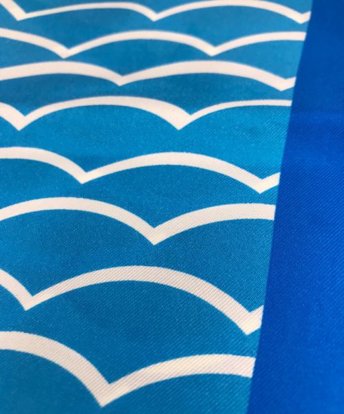 E MARINELLA（イー マリネッラ）E MARINELLA (イー マリネッラ) スカーフ ブルーの古着・服飾アイテム