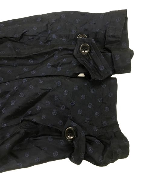 TOGA VIRILIS（トーガ ビリリース）TOGA VIRILIS (トーガ ビリリース) Jacquard Long Coat ネイビー サイズ:48の古着・服飾アイテム