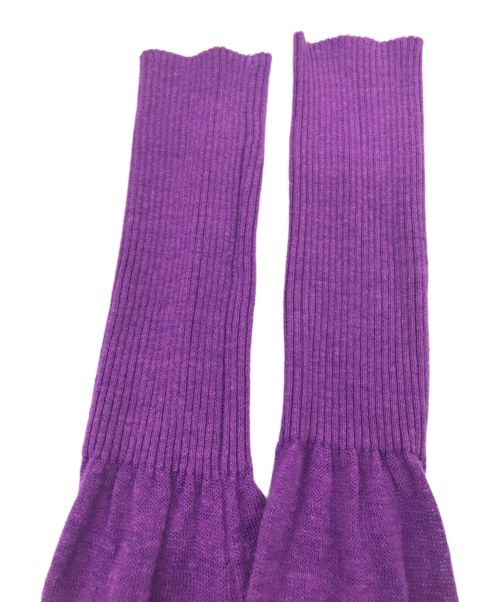 ESTNATION（エストネーション）ESTNATION (エストネーション) リネンカーディガン パープル サイズ:38の古着・服飾アイテム