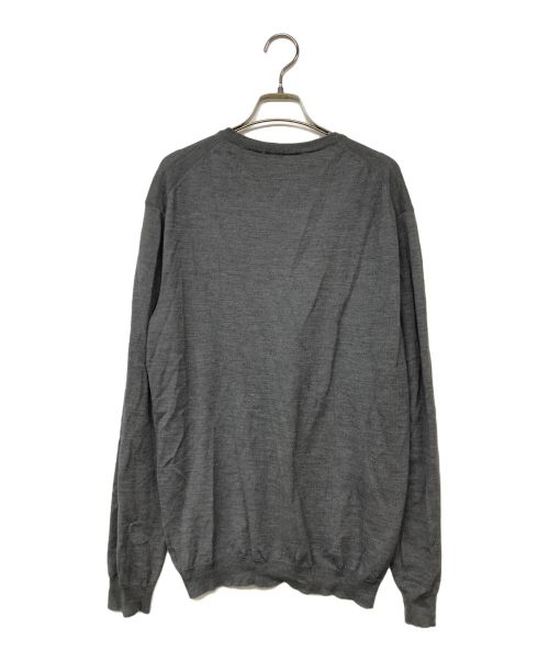 Zanone（ザノーネ）Zanone (ザノーネ) Vネックニット グレー サイズ:54の古着・服飾アイテム