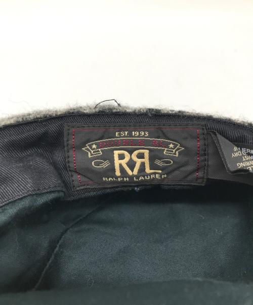 RRL（ダブルアールエル）RRL (ダブルアールエル) ウールキャスケット グレー サイズ:ONE SIZEの古着・服飾アイテム