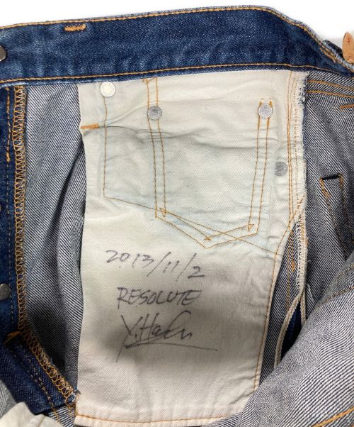 RESOLUTE（リゾルト）RESOLUTE (リゾルト) 710セルビッチデニムパンツ インディゴ サイズ:29の古着・服飾アイテム