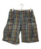 POLO RALPH LAURENポロ・ラルフローレン）の古着「チェックハーフパンツ」｜ネイビー