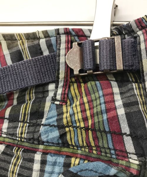 POLO RALPH LAUREN（ポロ・ラルフローレン）POLO RALPH LAUREN (ポロ・ラルフローレン) チェックハーフパンツ ネイビー サイズ:76cm (W30)の古着・服飾アイテム