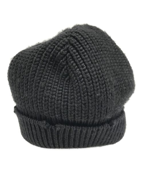 Maison Margiela（メゾンマルジェラ）Maison Margiela (メゾンマルジェラ) 4ステッチニット帽 ブラック サイズ:Sの古着・服飾アイテム