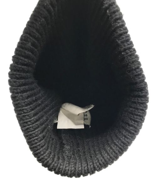 Maison Margiela（メゾンマルジェラ）Maison Margiela (メゾンマルジェラ) 4ステッチニット帽 ブラック サイズ:Sの古着・服飾アイテム