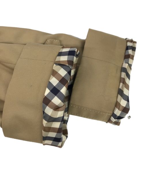 Aquascutum（アクアスキュータム）Aquascutum (アクアスキュータム) ライナー付トレンチコート ベージュ サイズ:記載なしの古着・服飾アイテム