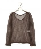 STUNNING LUREスタニングルアー）の古着「メッシュカットソー」｜ブラウン