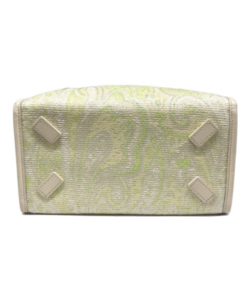 A VACATION（ア ヴァケーション）A VACATION (アヴァケーション) ペイズリートート グリーン×ベージュの古着・服飾アイテム