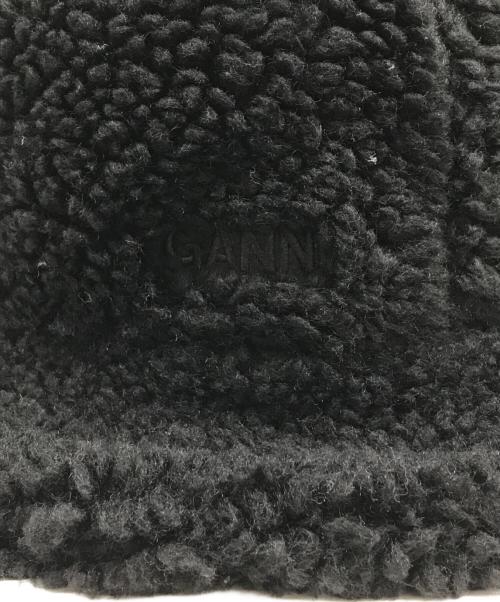 GANNI（ガニー）GANNI (ガニー) ボアハット ブラック サイズ:XS/Sの古着・服飾アイテム