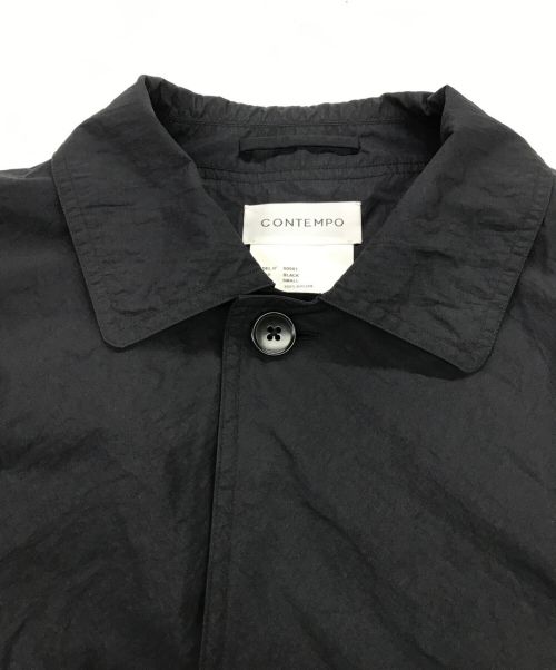 YAECA CONTEMPO（ヤエカ コンテンポ）YAECA CONTEMPO (ヤエカ コンテンポ) ナイロンレインコート ブラック サイズ:Sの古着・服飾アイテム