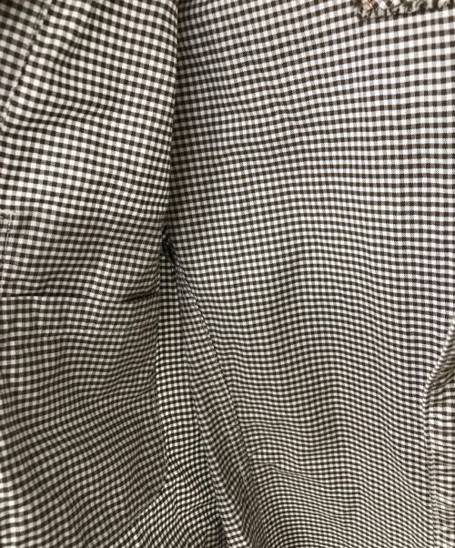 45R（フォーティファイブ・アール）45R (フォーティーファイブアール) 504オックスの908 4ポケットシャツ ホワイト×ブラウン サイズ:2の古着・服飾アイテム