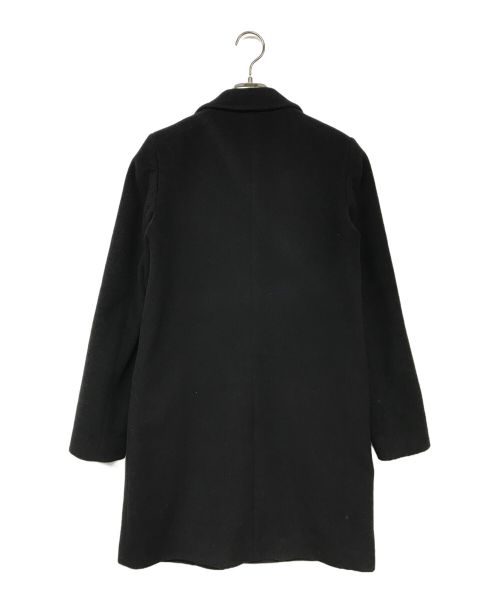 LARDINI（ラルディーニ）LARDINI (ラルディーニ) EDERA/シングルチェスターコート ブラック サイズ:38の古着・服飾アイテム