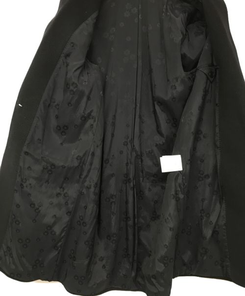 LARDINI（ラルディーニ）LARDINI (ラルディーニ) EDERA/シングルチェスターコート ブラック サイズ:38の古着・服飾アイテム